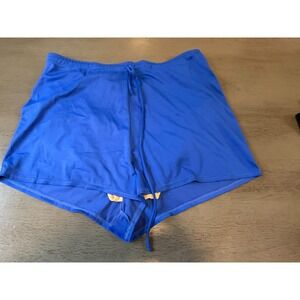 SHORTS blue BLAIR lined swimsuit bikini bottom size 14